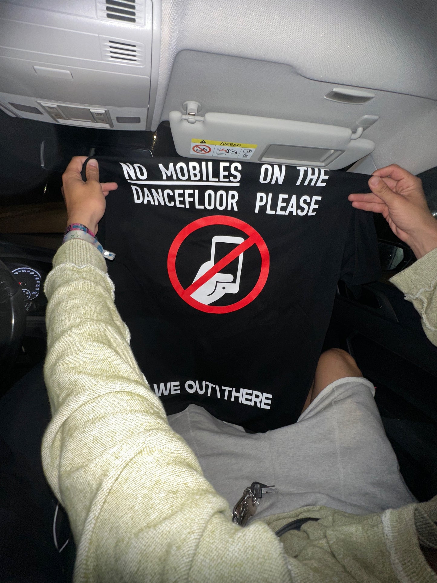No Mobiles Tshirt