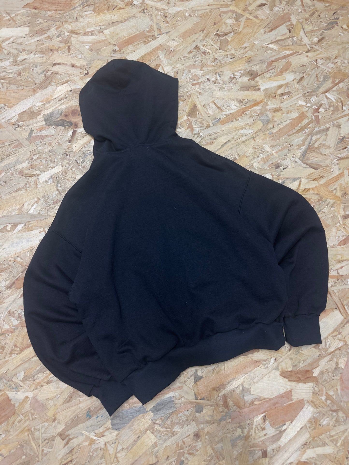 Hoodie Zip-Up Black/Pink Letters (S)