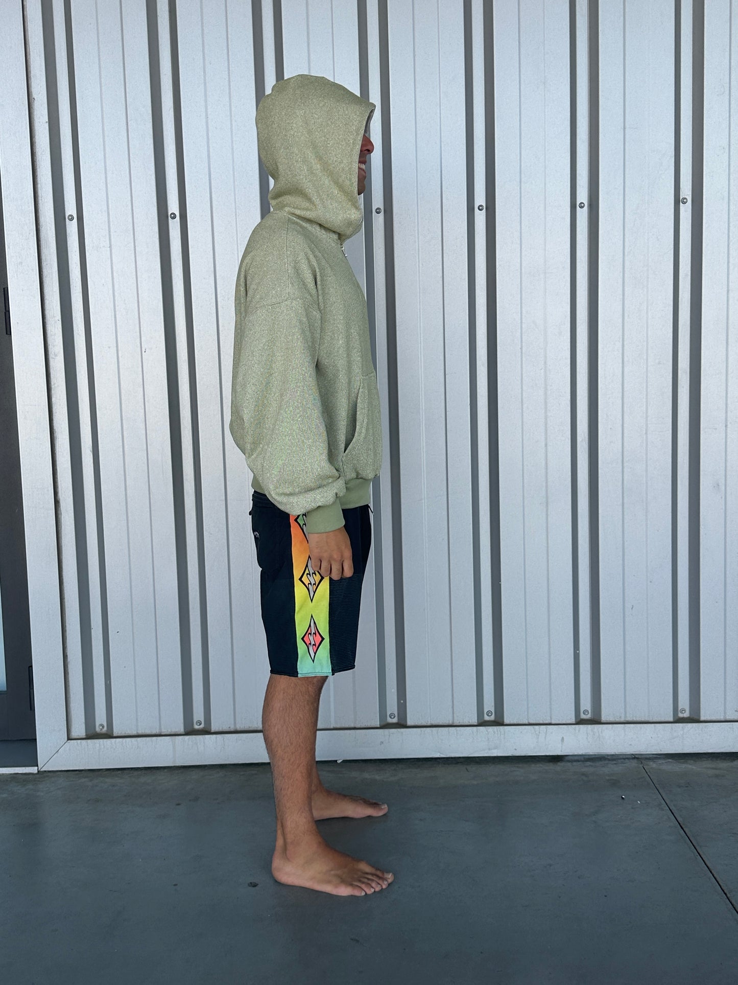 Endless Summer Light Grey Zip-up