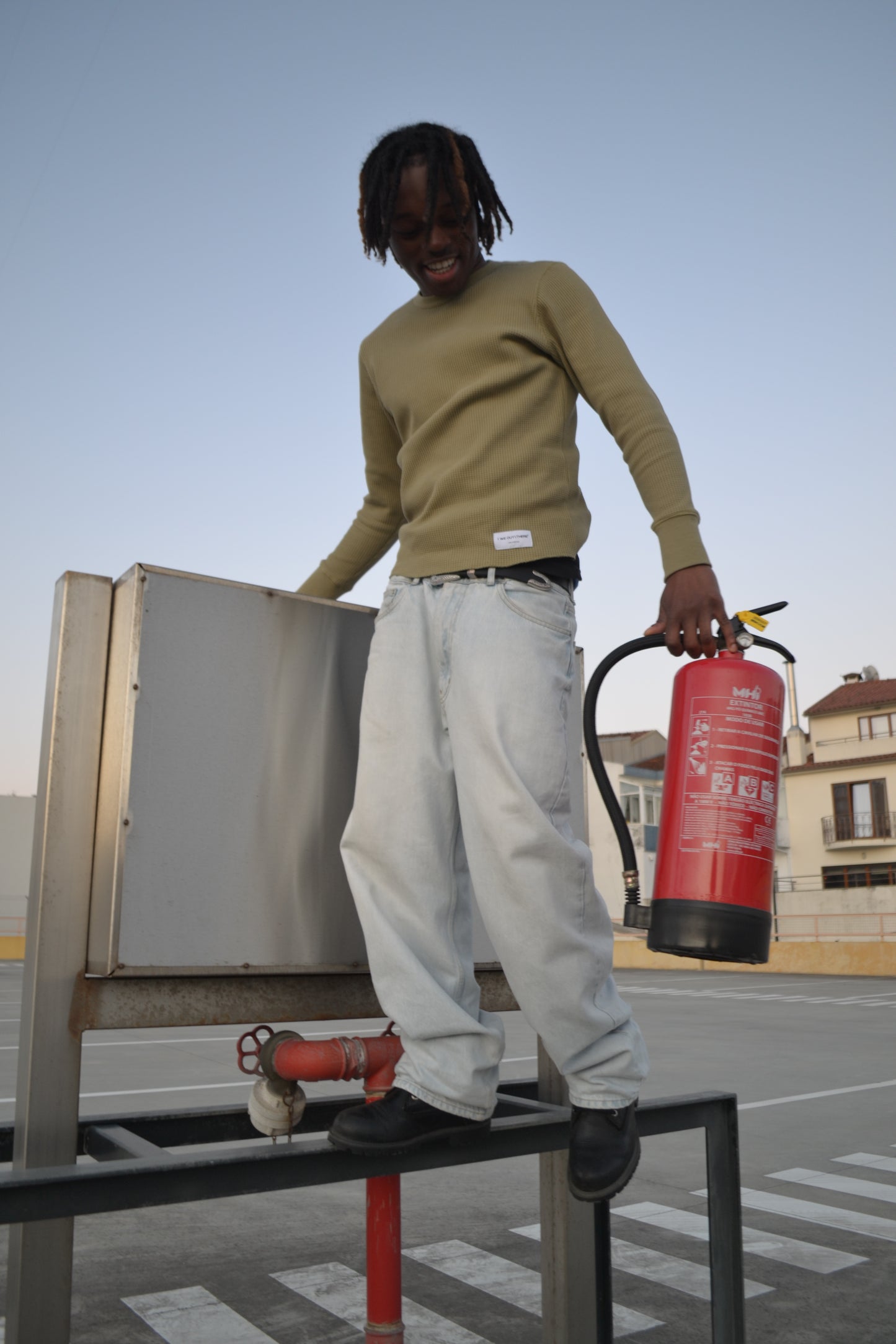 Heavyweight Waffle Longsleeve [Green]