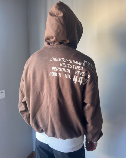 Brown Endless Dept. Hoodie M sample