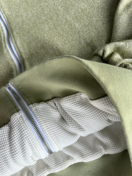 Endless Summer Light Grey Zip-up