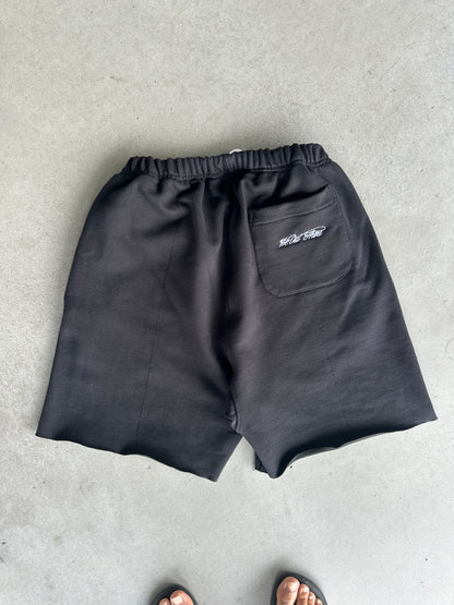 Essential Sweat-Shorts [Black/Heather Grey]