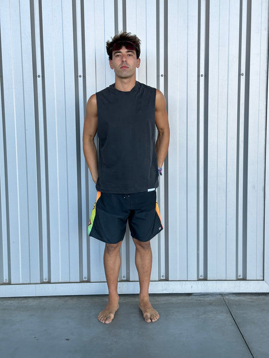 Vintage wash Sleeveless Tee