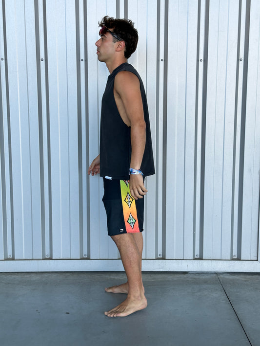 Vintage wash Sleeveless Tee