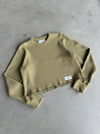 Heavyweight Waffle Top [Green]
