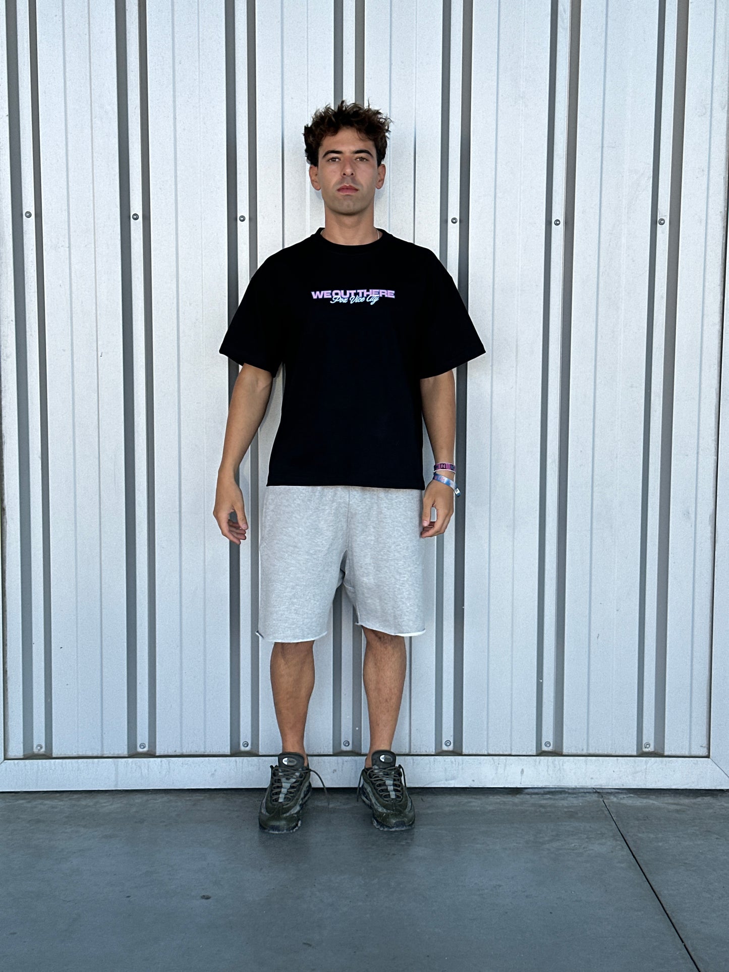 Boxy Fit T-shirt [White/Black]