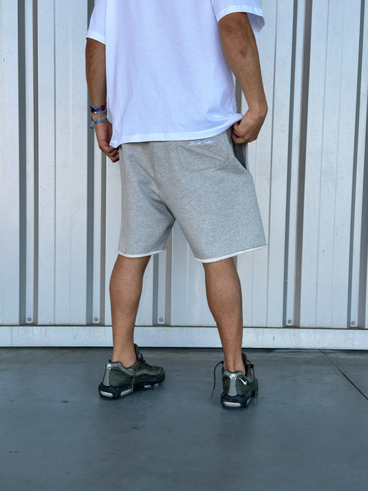 Essential Sweat-Shorts [Black/Heather Grey]