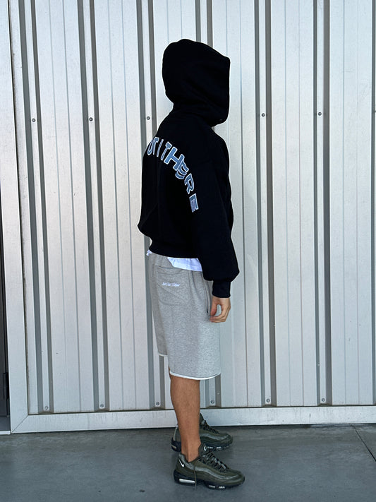 Pink Back Logo Zip-Up [Heather Grey] (