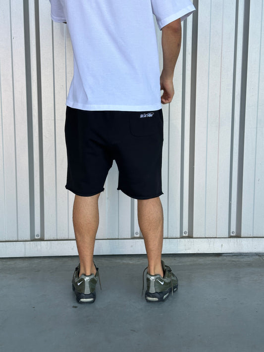 Essential Sweat-Shorts [Black/Heather Grey]