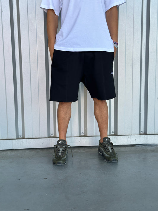 Essential Sweat-Shorts [Black/Heather Grey]