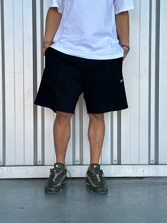 Essential Sweat-Shorts [Black/Heather Grey]