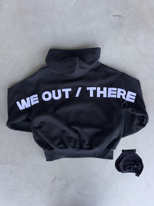 White Back Logo Hoodie [Black]