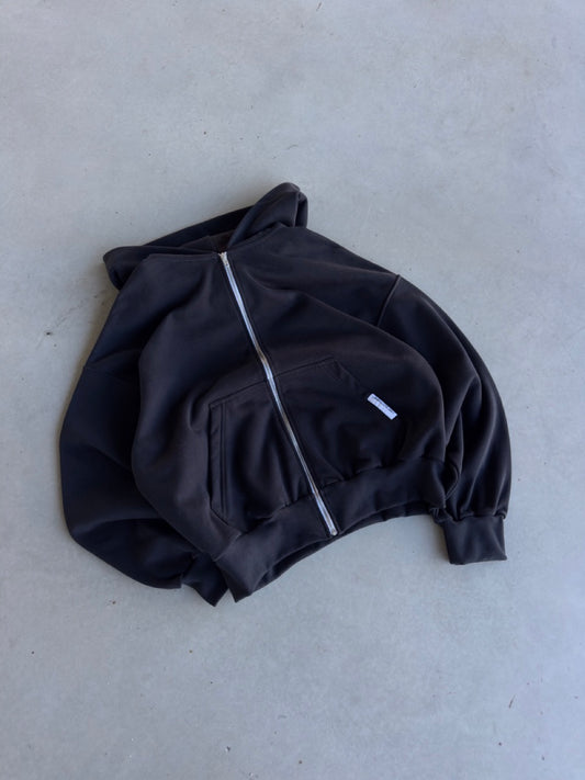 Essential Zip-Up [Black]
