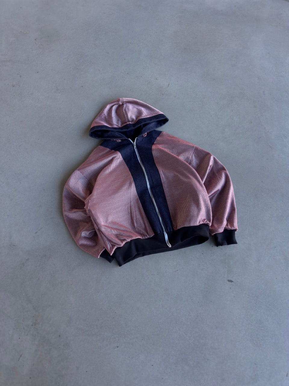 'Velvet' Zip-Up [Navy]