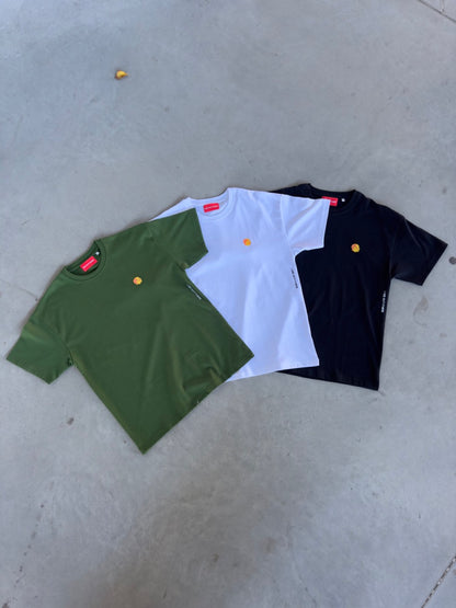 THE FACE T-shirt [Green/White/Black]