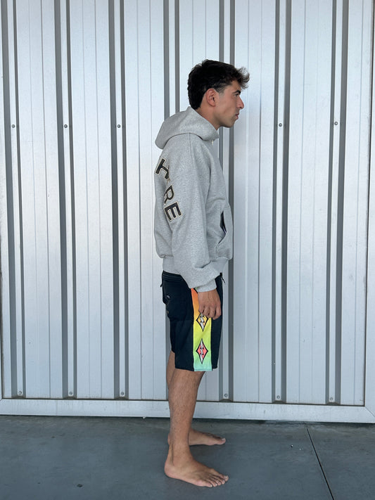Camo Back Logo Zip-Up [Heather Grey]
