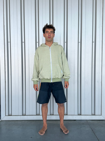 Endless Summer Light Grey Zip-up