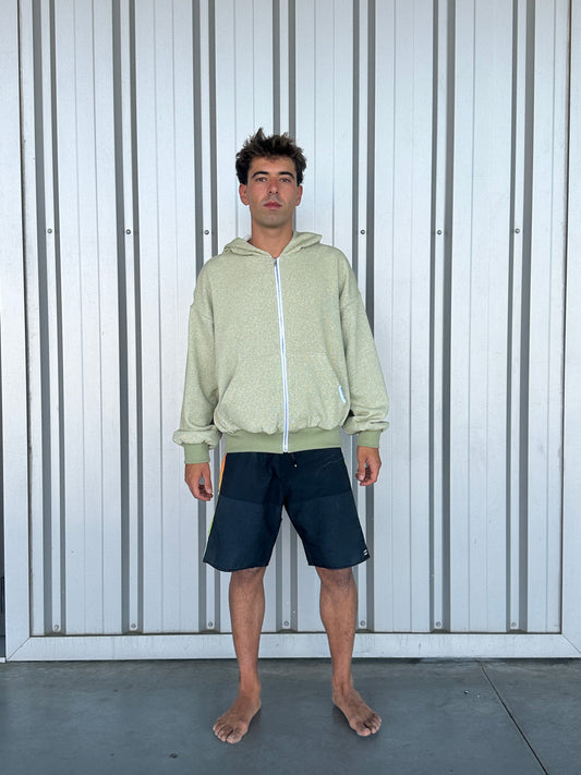 Endless Summer Light Grey Zip-up