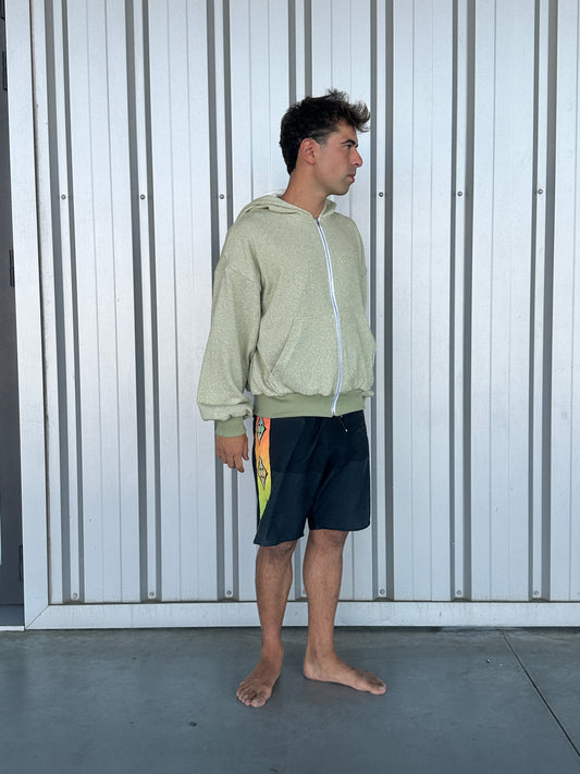 Endless Summer Light Grey Zip-up