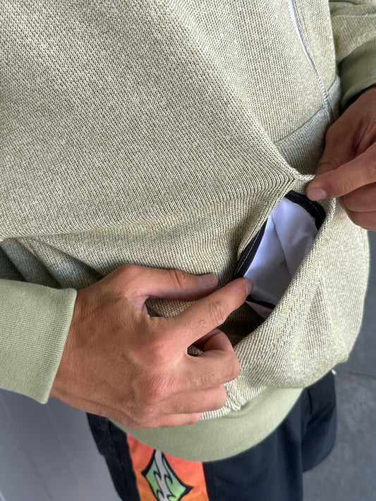 Endless Summer Light Grey Zip-up