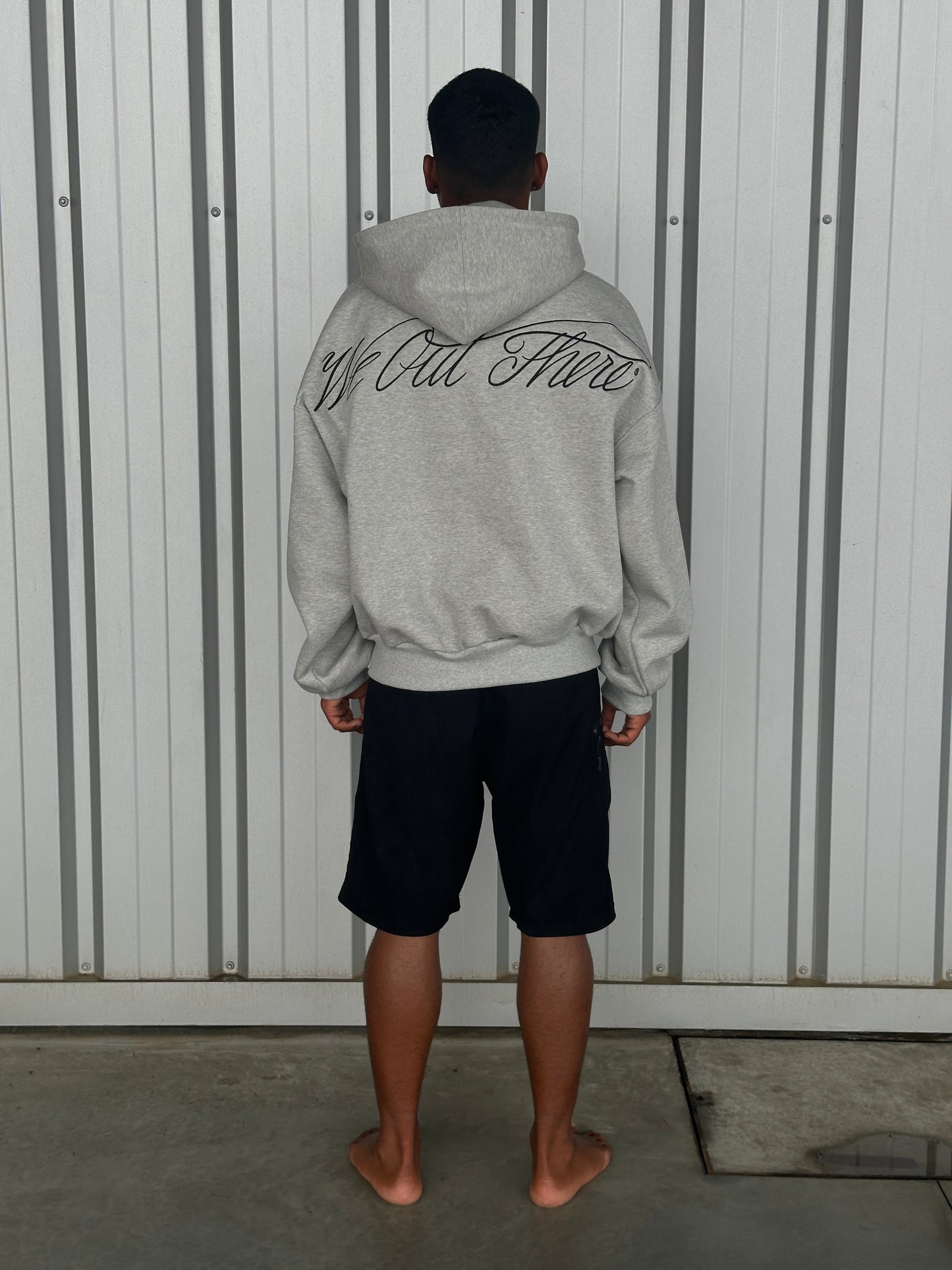 Big Signature Hoodie  [Grey]