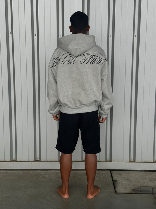 Big Signature Hoodie  [Grey]