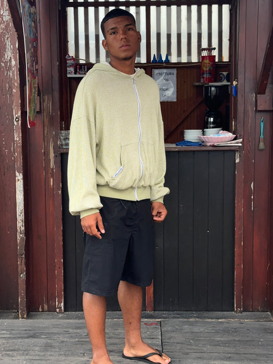 Endless Summer Light Grey Zip-up