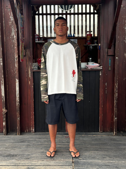 History  Longsleeve [Camo/Off-white]