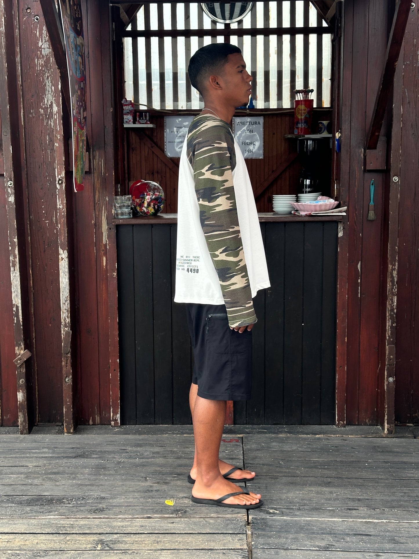 History  Longsleeve [Camo/Off-white]