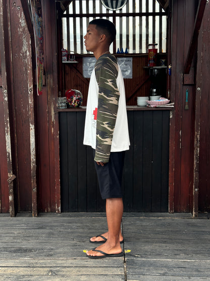 History  Longsleeve [Camo/Off-white]