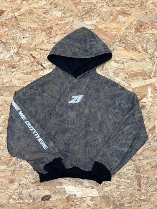 Sample Speed Hoodie Boxy Fit [Black/Camo] S
