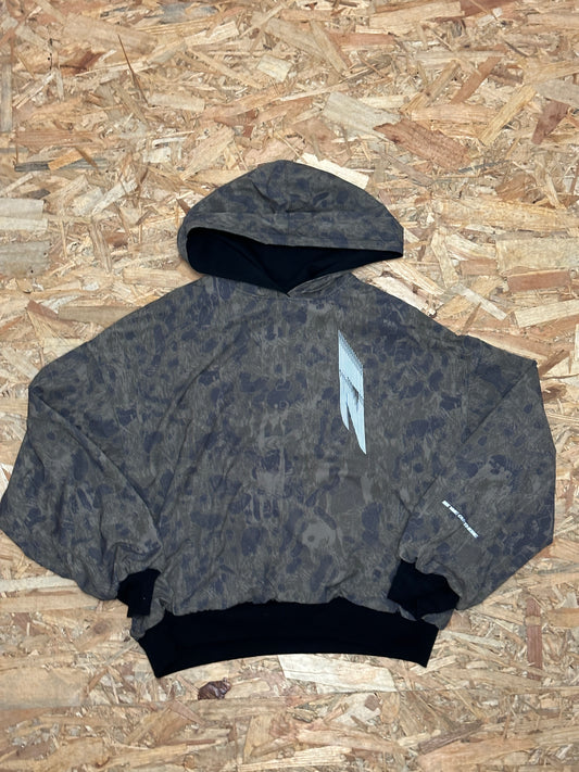 Sample Speed Light Reverse Hoodie Boxy Fit [Black/Camo] S
