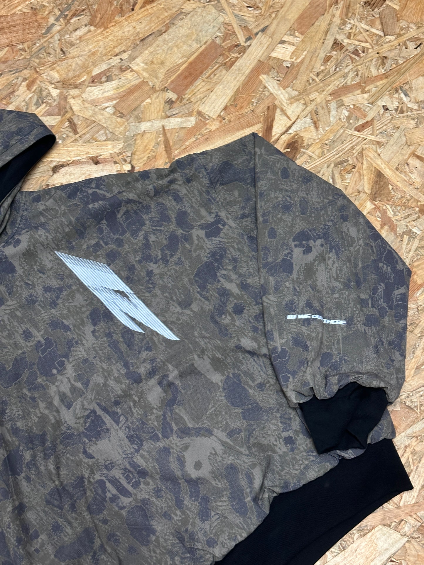 Sample Speed Light Reverse Hoodie Boxy Fit [Black/Camo] S