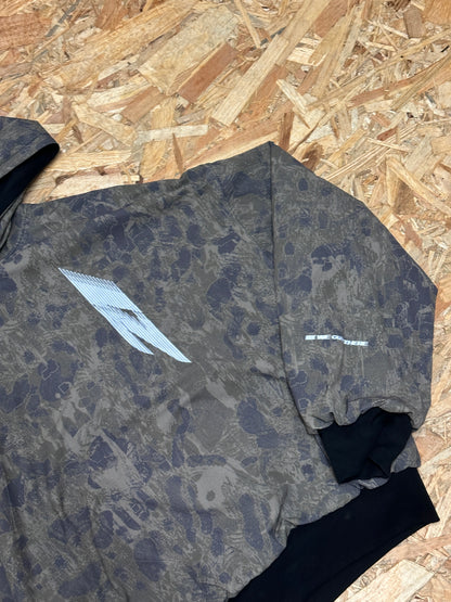 Sample Speed Light Reverse Hoodie Boxy Fit [Black/Camo] S
