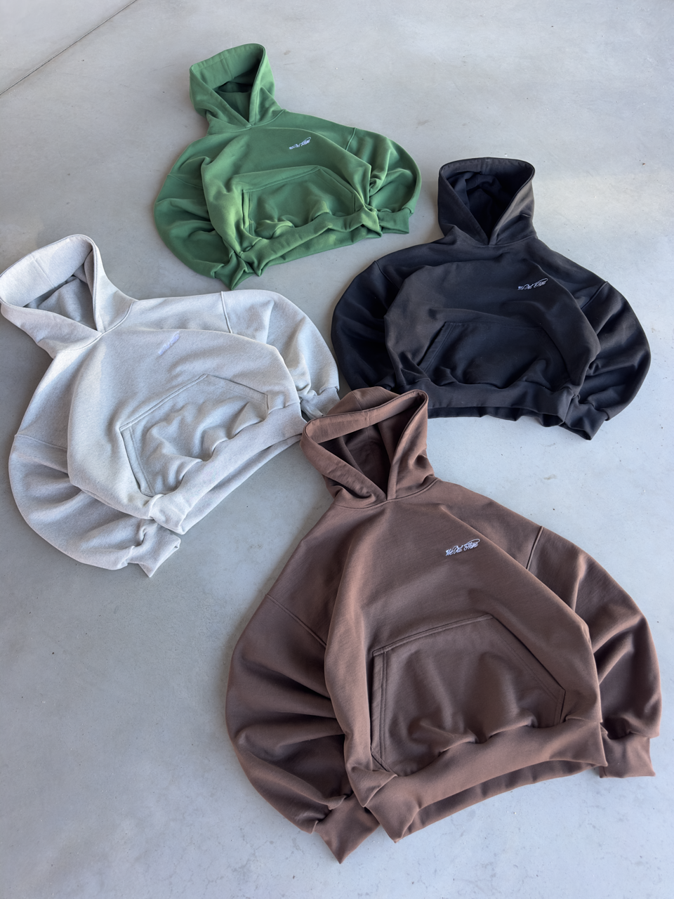 Camisola com Capuz Signature [Cinzento Mesclado]
