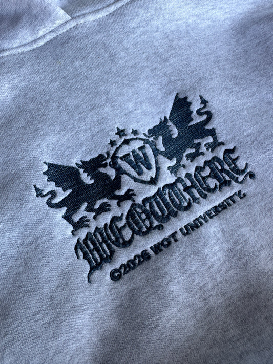 Uni  Hoodie [Light Grey/Malte Blue]
