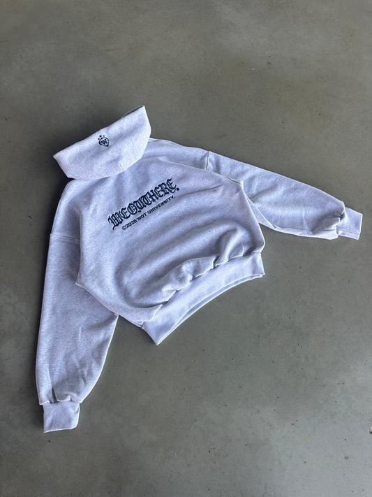 Uni  Hoodie [Light Grey/Malte Blue]