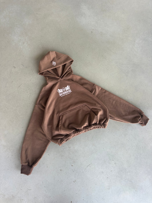Uni  Hoodie [Brown/Pink]