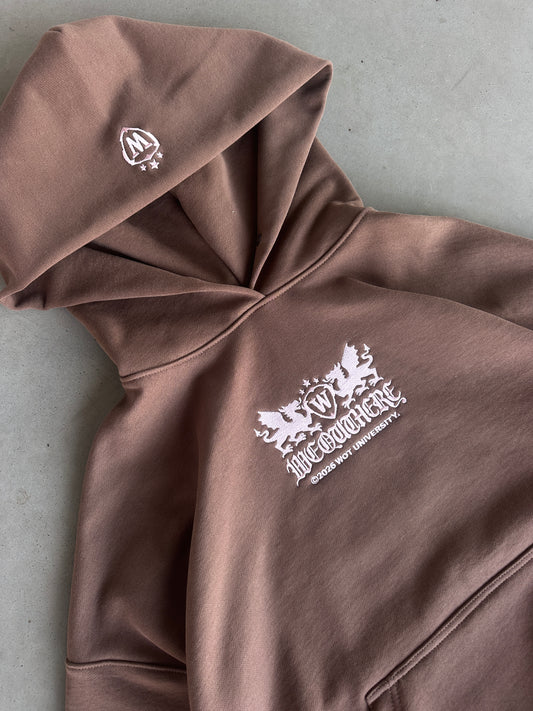 Uni  Hoodie [Brown/Pink]