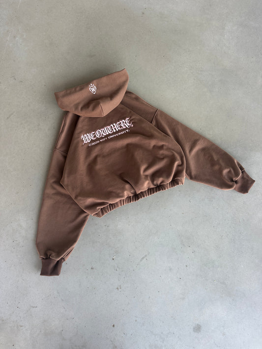 Uni  Hoodie [Brown/Pink]