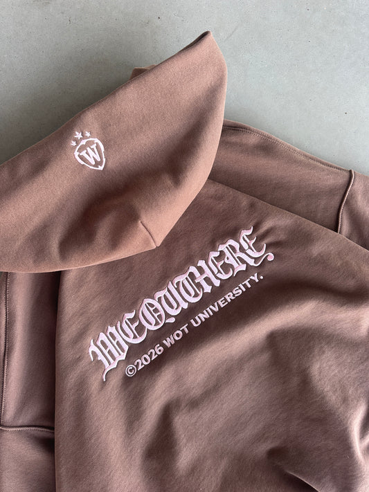Uni  Hoodie [Brown/Pink]