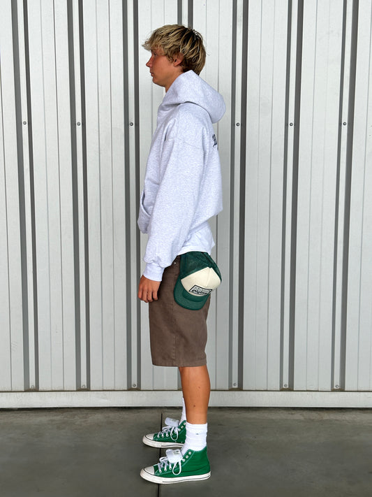 Uni  Hoodie [Light Grey/Malte Blue]