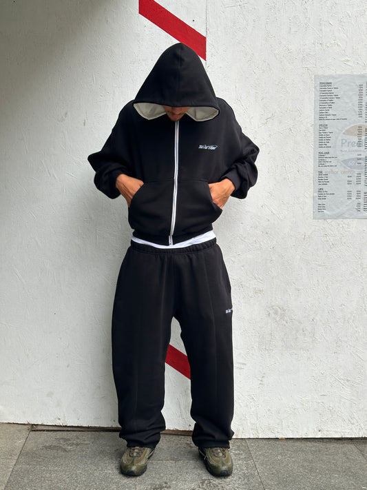 Essential Sweatpants [Black/Heather Grey]