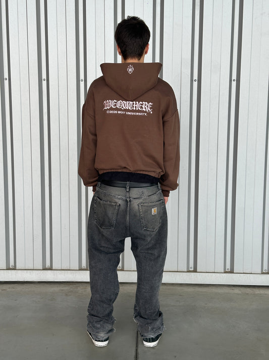 Uni  Hoodie [Brown/Pink]
