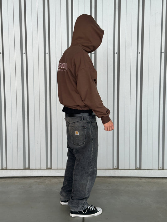 Uni  Hoodie [Brown/Pink]