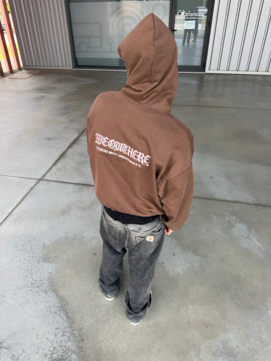 Uni  Hoodie [Brown/Pink]