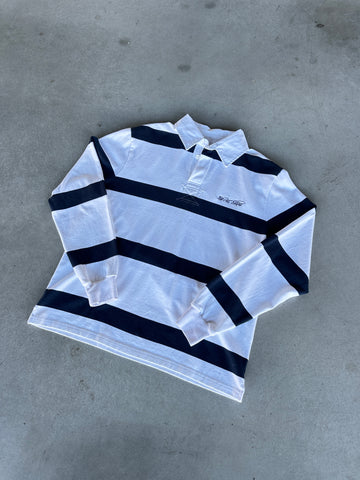 POLO [WHITE/NAVY]