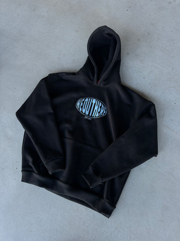 OVAL LOGO HOODIE [BLUE]