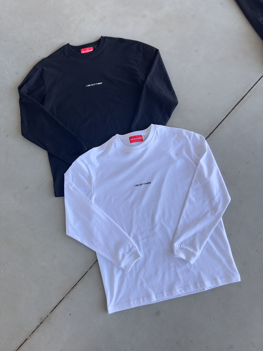 Chest Logo Longsleeve [Black/White]